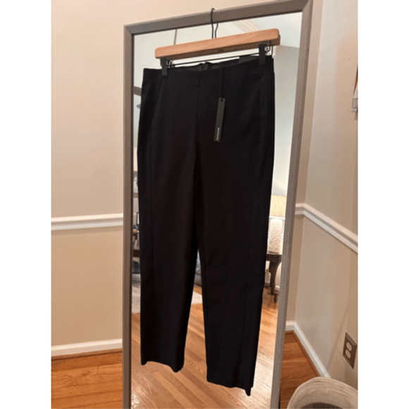 Harve Bernard Size 10 Black Stretch Pull on Pants Slim Ankle Length - Picture 2 of 6